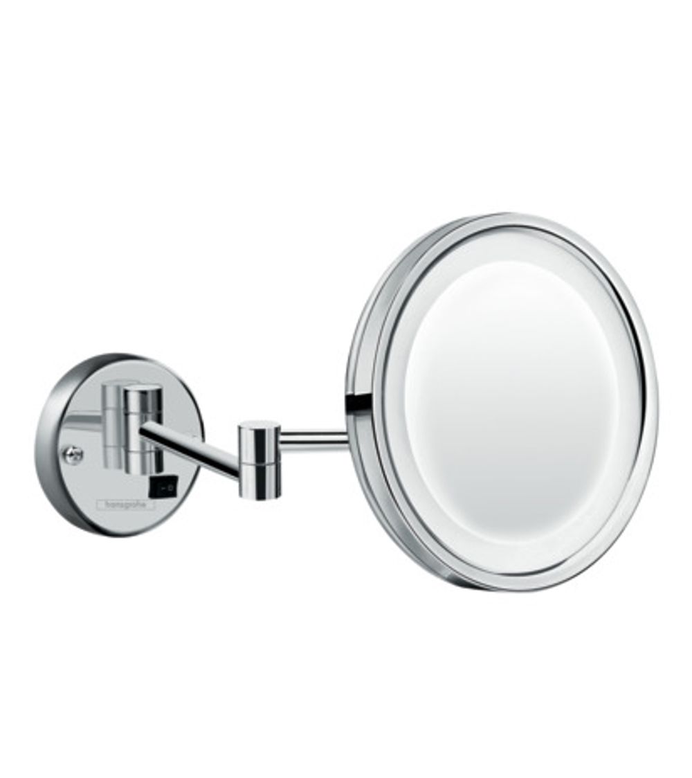 https://raleo.de:443/files/img/11eeea41b006e60092906bba4399b90c/size_l/Hansgrohe-HG-Rasierspiegel-Logis-Universal-chrom-mit-LED-Licht-73570000 gallery number 1